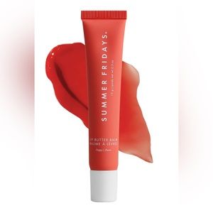 NEW Summer Fridays Lip Balm in Poppy- .5 oz
